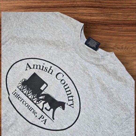 MV Sport Amish Country Gray Tee Shirt - Picture 2 of 3